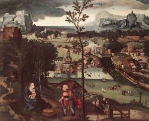 Landscape with the Rest on the Flight (detail)