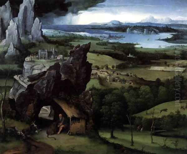 Landscape with St Jerome - view 1