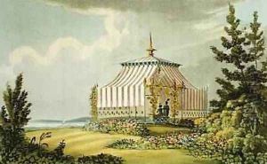 A Venetian Tent, from Ackermanns Repository of Arts, 1822