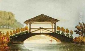 A Rustic Bridge, from Ackermanns Repository of Arts, 1822