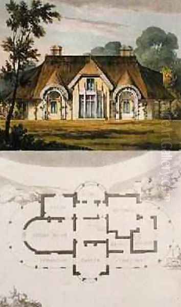 Decorated Cottage, from Ackermanns Repository of Arts, 1818 - view 1