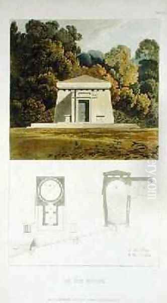 An Ice House, from Ackermanns Repository of Arts, published 1817 - view 1