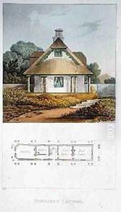 Stewards Cottage, from Ackermanns Repository of Arts, published 1818