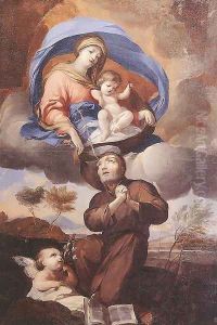 Virgin Giving the Scapular to St Simon Stock by Pierre Puget