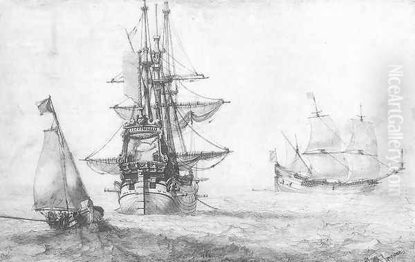 View on the Sea c. 1670 - view 1