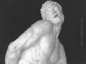 Milon de Crotone [detail: 2] by Pierre Puget