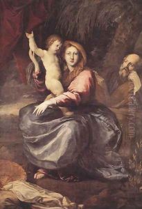 The Holy Family at the Palm-tree by Pierre Puget