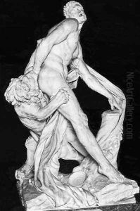 Milon de Crotone [detail: 1] by Pierre Puget