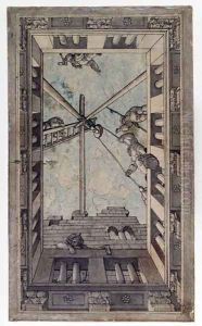 Perspective Design for a Ceiling by Georg Pencz