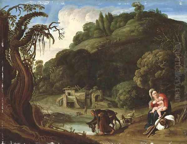 The Rest on the Flight into Egypt - view 1