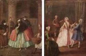 La Lezione Di Ballo by Pietro Longhi