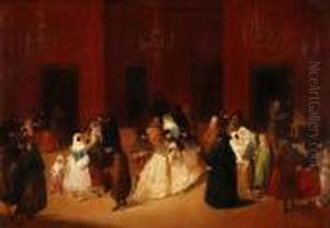 Das Ridotto In Venedig by Pietro Longhi