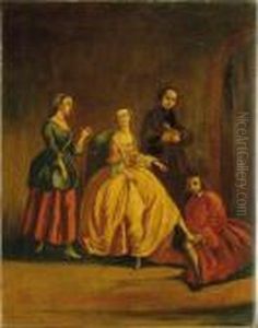 : Scuola Veneziana Del Xviii Sec. by Pietro Longhi
