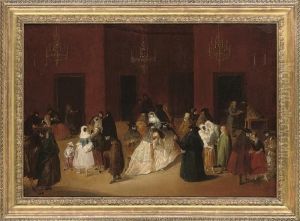 Il Ridotto, Venice by Pietro Longhi