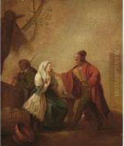 Il Corteggiamento by Pietro Longhi