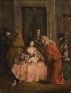 Fasching In Venedig by Pietro Longhi