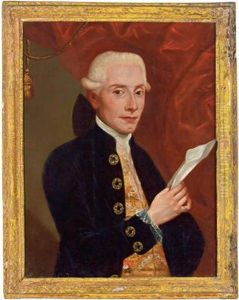 Ritratto Di Aristocratico Che Legge Una Lettera