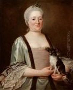 Ritratto Di Nobildonna Con Cagnolino