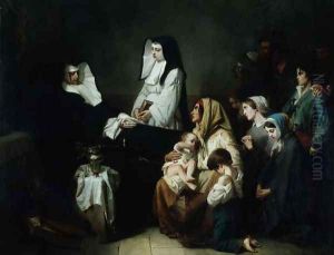 Death of a Sister of Charity, 1850 by Isidore Alexandre Augustin Pils