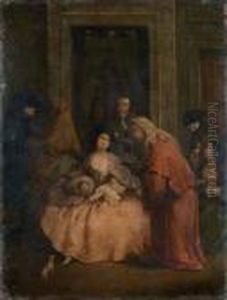 La Visita Alla Gentildonna by Pietro Longhi