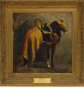 Horse Caparisoned, c.1860 by Isidore Alexandre Augustin Pils