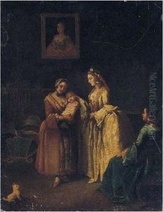 The Wet-nurse by Pietro Longhi