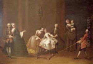 "personaggi In Costume" by Pietro Longhi