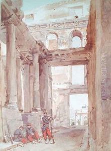 Soldiers in the Ruins of the Tuileries, 7th July 1871 by Isidore Alexandre Augustin Pils