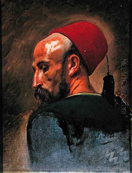Head of an Arab in a Fez - view 1
