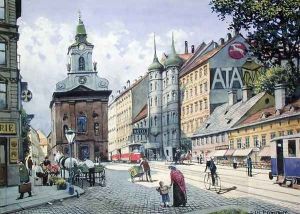 The Church of the Chimneysweeps, Wiedner Hauptstrasse, Vienna by Richard Pokorny