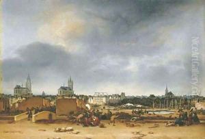 A view of Delft after the explosion of 1654