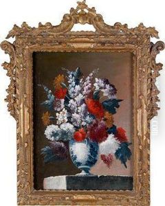 Ein Blumenbouquet by Gasparo Lopez