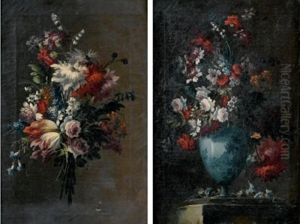 Mazzo Di Fiori; E Fiori In Un Vaso - view 1
