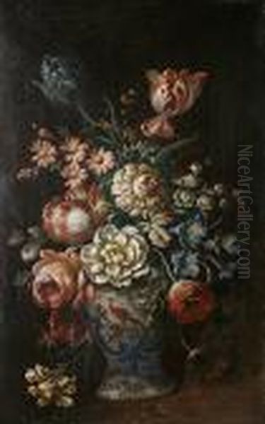 Still Life Of Flowers In A Vase - view 1