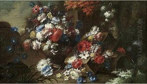 Natura Morta Con Fiori by Gasparo Lopez