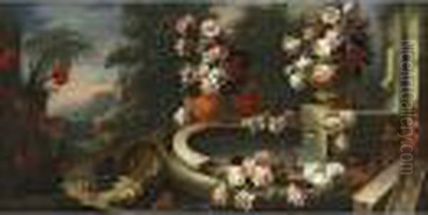 Giardino Fiorito Con Fontana - view 1
