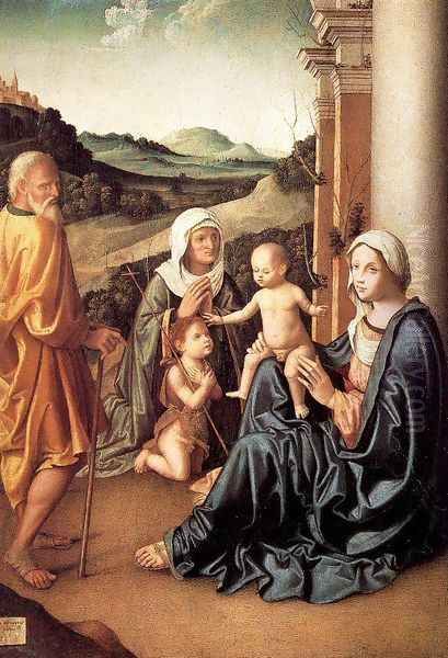 Holy Family with Saint Elizabeth and the Infant Saint John 1515 - view 1