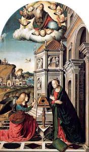The Annunciation with City by the Sea