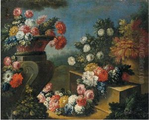 Natura Morta Con Vaso Di Fiori by Gasparo Lopez