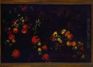 Floral Still Life by Gasparo Lopez