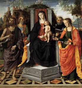 Madonna and Child with Saints by Marco Palmezzano