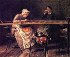 A Quilting Party by Enoch Wood Perry