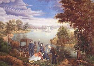 The Burial 1890 by Linton Park