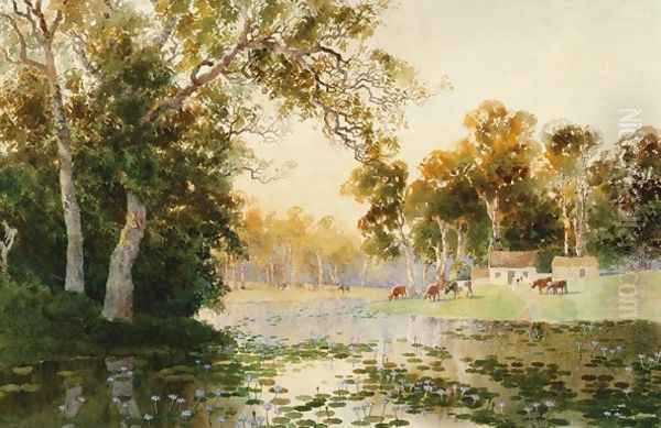 Homestead by a Lake - view 1