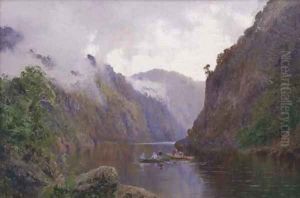 Boating on the Derwent River, Tasmania