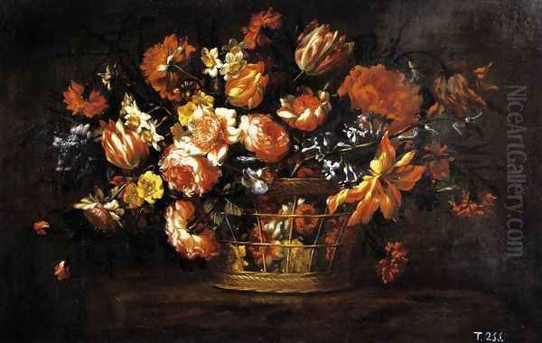 Basket of Flowers 1675-85 - view 1