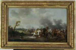 Gustavus Adolphus II in the Battle of Luetzen on 16th November 1632, c.1635 by Palamedes Palamedesz. (Stevaerts, Stevens)