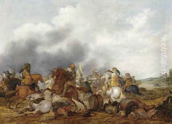 Cavalry Battle Scene 2 - view 1