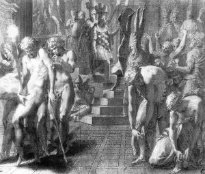 The Masquerade of Persepolis 1541-45 by Francesco Primaticcio