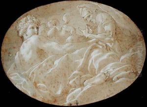 Vertumnus and Pomona, c.1545 by Francesco Primaticcio